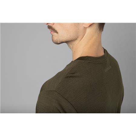 ΑΝΔΡΙΚΌ ΚΟΝΤΟΜΆΝΙΚΟ T-SHIRT HARKILA BASE ALL SEASON - ΠΡΆΣΙΝΟ