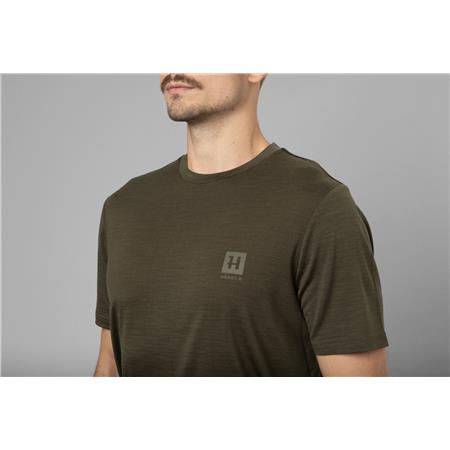 ΑΝΔΡΙΚΌ ΚΟΝΤΟΜΆΝΙΚΟ T-SHIRT HARKILA BASE ALL SEASON - ΠΡΆΣΙΝΟ
