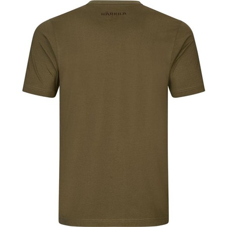 ΑΝΔΡΙΚΌ ΚΟΝΤΟΜΆΝΙΚΟ T-SHIRT HARKILA H-LOGO S/S - ΣΚΟΎΡΟ ΛΑΔΊ