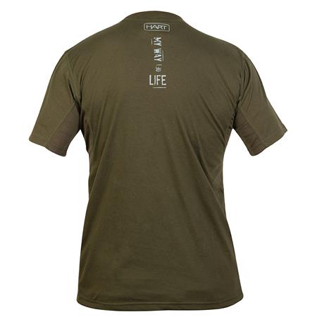 ΑΝΔΡΙΚΌ ΚΟΝΤΟΜΆΝΙΚΟ T-SHIRT HART BRANDED BÉCASSE - ΧΑΚΊ