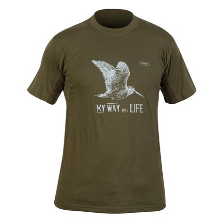 Ανδρικό Κοντομάνικο T-Shirt Hart Branded Bécasse - Χακί