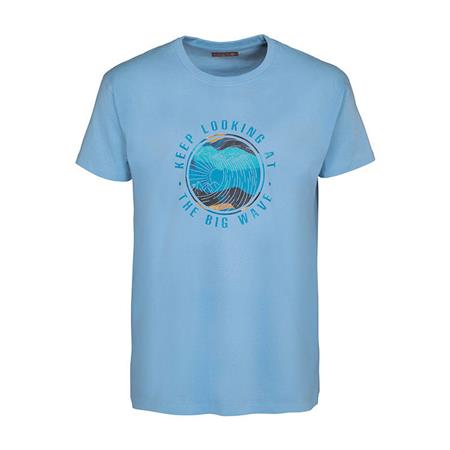 Ανδρικό Κοντομάνικο T-Shirt Idaho Big Wave - Γαλάζιο