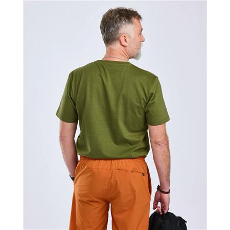 ΑΝΔΡΙΚΌ ΚΟΝΤΟΜΆΝΙΚΟ T-SHIRT PINEWOOD OUTDOOR LIFE - ΠΡΆΣΙΝΟ ΠΕΎΚΟΥ