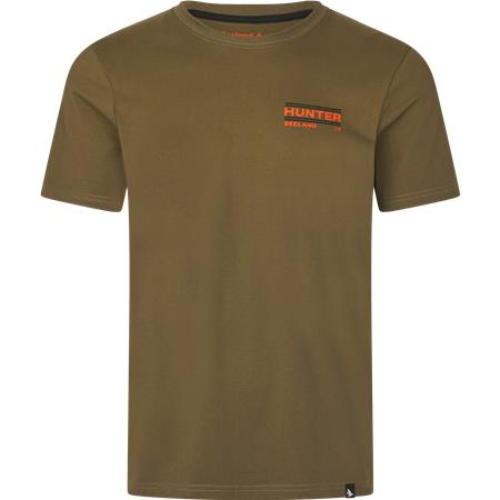 Ανδρικό Κοντομάνικο T-Shirt Seeland On Point - Χακί Ελιά