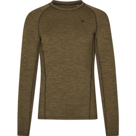 Ανδρικό Κοντομάνικο T-Shirt Seeland Peak Aia - Χακί Μελανζέ