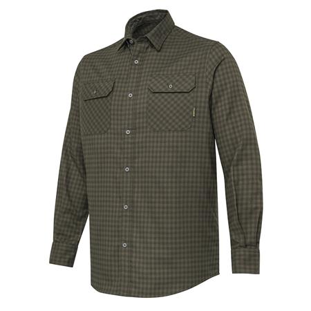 Ανδρικό Μακρυμάνικο Πουκάμισο Beretta Cadet Flannel - Πράσινο/Καφέ