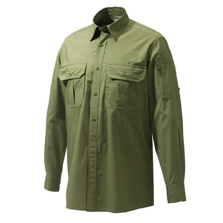 Ανδρικό Μακρυμάνικο Πουκάμισο Beretta Mortirolo Shirt Long Sleeves - Ελιά