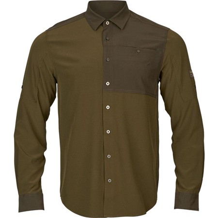 Ανδρικό Μακρυμάνικο Πουκάμισο Harkila Logmar Lightweight L/S - Σκούρο Ελαιδί/Πράσινο Ιτιάσ