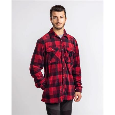 ΑΝΔΡΙΚΌ ΜΑΚΡΥΜΆΝΙΚΟ ΠΟΥΚΆΜΙΣΟ PINEWOOD FINNVEDEN CANADA - ΚΌΚΚΙΝΟ/ΜΑΎΡΟ