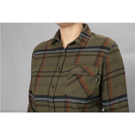 ΑΝΔΡΙΚΌ ΜΑΚΡΥΜΆΝΙΚΟ ΠΟΥΚΆΜΙΣΟ SEELAND SKYE FLANNEL - ΠΡΆΣΙΝΟ/ΤΕΡΑΚΌΤΑ