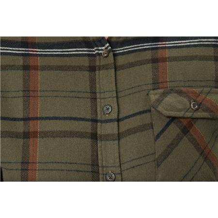 ΑΝΔΡΙΚΌ ΜΑΚΡΥΜΆΝΙΚΟ ΠΟΥΚΆΜΙΣΟ SEELAND SKYE FLANNEL - ΠΡΆΣΙΝΟ/ΤΕΡΑΚΌΤΑ