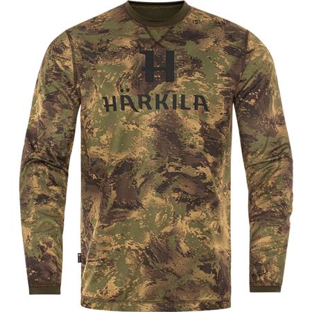 Ανδρικό Μακρυμάνικο T-Shirt Harkila Deer Stalker Camo L/S - Axis Msp Forest Green