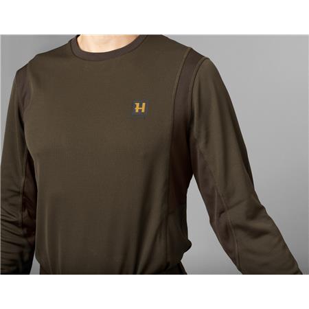 ΑΝΔΡΙΚΌ ΜΑΚΡΥΜΆΝΙΚΟ T-SHIRT HARKILA FOREST HUNTER L/S - ΠΡΆΣΙΝΟ/ΚΑΦΈ
