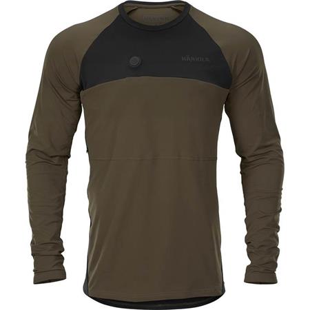 Ανδρικό Μακρυμάνικο T-Shirt Harkila Heat L/S - Πράσινο/Μαύρο