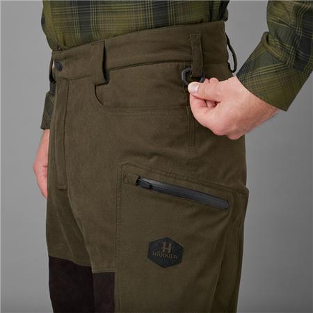 ΑΝΔΡΙΚΌ ΠΑΝΤΕΛΌΝΙ HARKILA DRIVEN HUNT HWS LEATHER - ΠΡΆΣΙΝΟ/ΚΑΦΈ