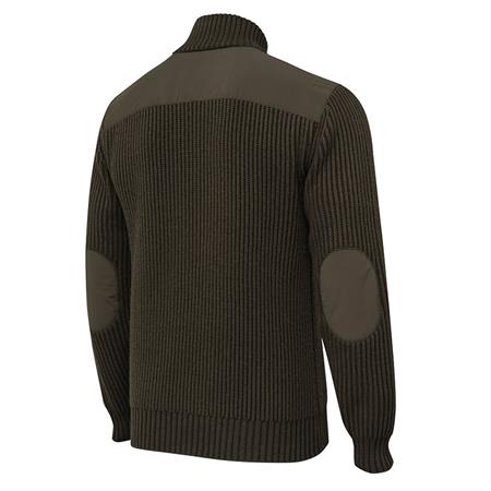 ΑΝΔΡΙΚΌ ΠΟΥΛΌΒΕΡ BERETTA DOVER HALF ZIP TECH SWEATER - ΠΡΆΣΙΝΟ/ΚΑΦΈ