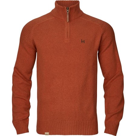 Ανδρικό Πουλόβερ Harkila Vincent Merino Half Zip - Bombay Καφέ