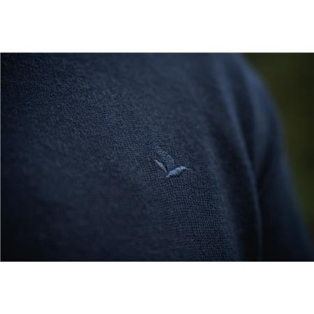 ΑΝΔΡΙΚΌ ΠΟΥΛΌΒΕΡ SEELAND PINE V-NECK - ΣΚΟΎΡΟ ΣΑΠΦΕΊΡΙ