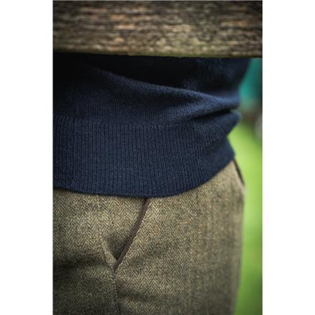 ΑΝΔΡΙΚΌ ΠΟΥΛΌΒΕΡ SEELAND PINE V-NECK - ΣΚΟΎΡΟ ΣΑΠΦΕΊΡΙ