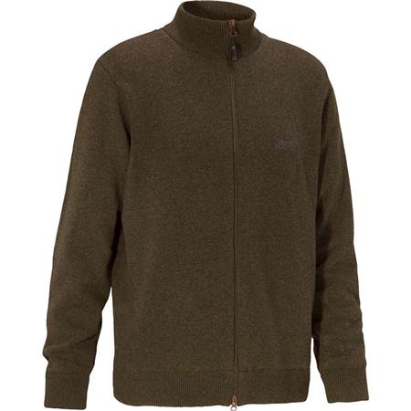 Ανδρικό Πουλόβερ Swedteam Brad Classic Full-Zip - Καφέ