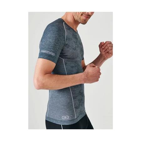 ΑΝΔΡΙΚΌ T-SHIRT ΜΕ ΚΟΝΤΆ ΜΑΝΊΚΙΑ DAMART DYNAMIC CLIMATYL - ΓΚΡΙ