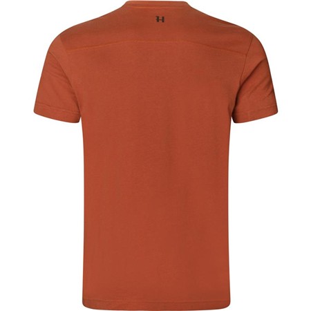 ΑΝΔΡΙΚΌ T-SHIRT ΜΕ ΚΟΝΤΆ ΜΑΝΊΚΙΑ HARKILA LOGO S/S - ΑΡΑΒΙΚΌ ΜΠΑΧΑΡΙΚΌ