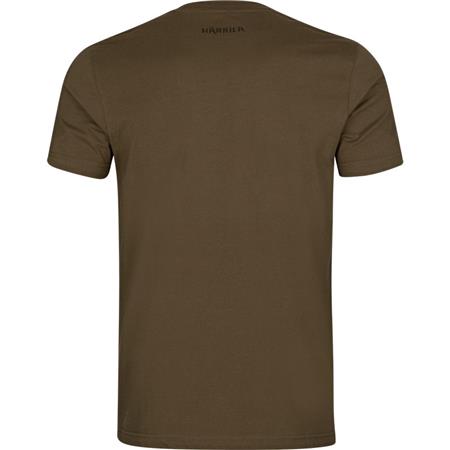 ΑΝΔΡΙΚΌ T-SHIRT ΜΕ ΚΟΝΤΆ ΜΑΝΊΚΙΑ HARKILA NATURE S/S - ΑΝΘΡΑΚΊ