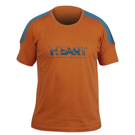 Ανδρικό T-Shirt Με Κοντά Μανίκια Hart Heart - Πορτοκαλί