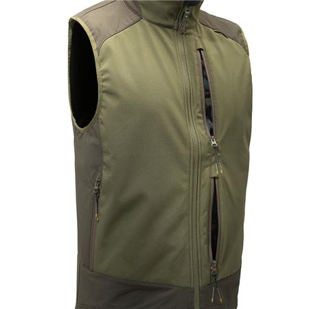 ÄRMELLOSES SOFTSHELL FÜR HERREN BERETTA BUTTE - BRAUN/KAKI