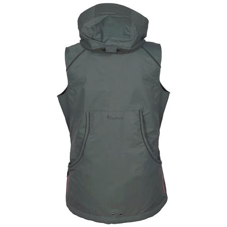 ÄRMLÖS DAMVÄST PINEWOOD DOG SPORTS WINDBLOCKER W - GRÅ