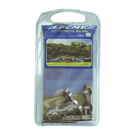 ATTACHE FIL Ÿ 3 MM (X5) LACME - PARTIJ VAN 5