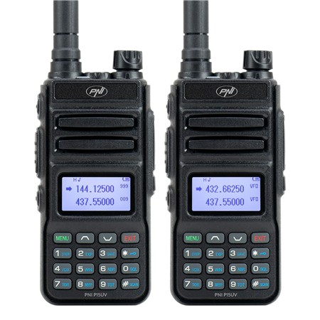 BÆRBAR VHF/UHF-RADIOSTATION PNI P15UV