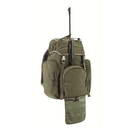 BACKPACK RISERVA WITH RIFLE HOLDER MICROFIBER - GREEN