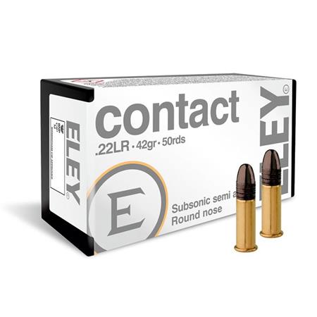 Balle 22Lr Eley Contact - 42G - Calibre 22Lr