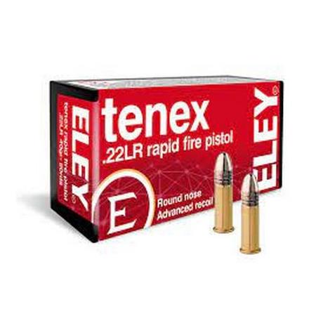 Balle 22Lr Eley Tenex Rapid Fire Pistol - 40Gr - Calibre 22Lr