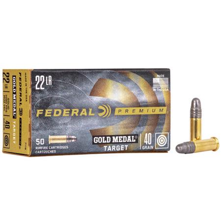 Balle 22Lr Federal Target Plomb Subsonic - Calibre 22Lr