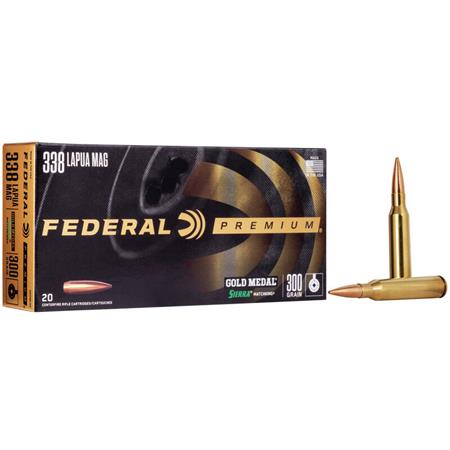 Balle De Chasse Federal Sierra Matchking Bthp Gold Medal Rifle - 168Gr - Calibre 30-06 Sprg