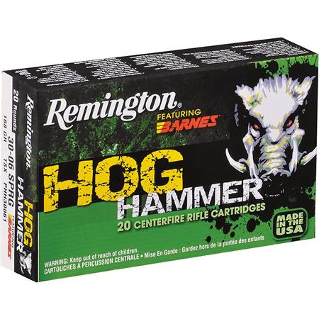 Balle De Chasse Remington Hog Hammer - 100Gr - Calibre 30-06 Sprg