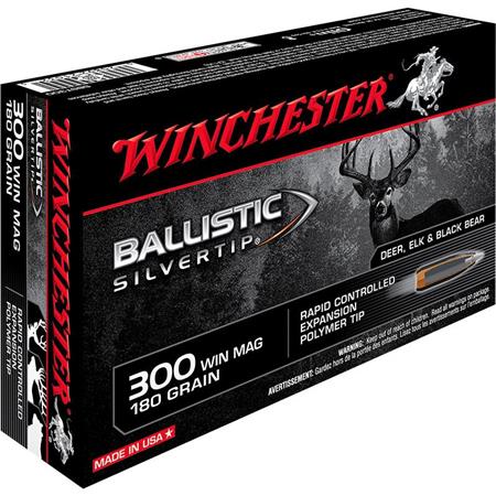 Balle De Chasse Winchester Ballistic Silvertip - 180Gr - Calibre 300 Win Mag