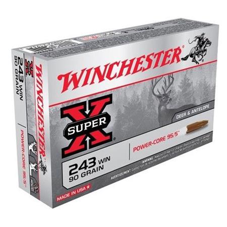 Balle De Chasse Winchester Power Core - 90G - Calibre 243 Win