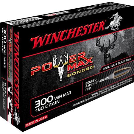 Balle De Chasse Winchester Power-Max Bonded - 180Gr - Calibre 300 Win Mag