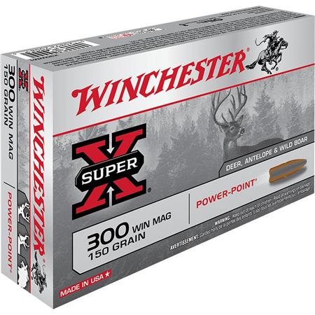 BALLE DE CHASSE WINCHESTER POWER POINT - 150GR - CALIBRE 300 WIN MAG