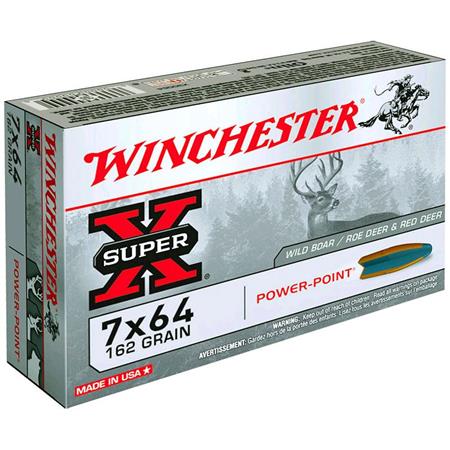 Balle De Chasse Winchester Power Point - 162Gr - Calibre 7X64
