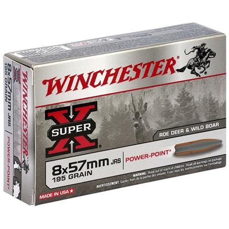 Balle De Chasse Winchester Power Point - 195Gr - Calibre 8X57 Jrs