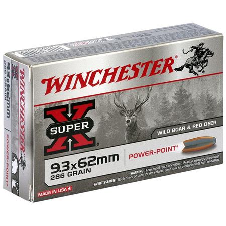 Balle De Chasse Winchester Power Point - 286Gr - Calibre 9.3X62