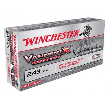 Balle De Chasse Winchester Varmint X - 55G - Calibre 243 Win