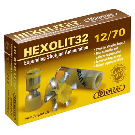Balle De Fusil Ddupleks Hexolit - 32G - Calibre 12/70