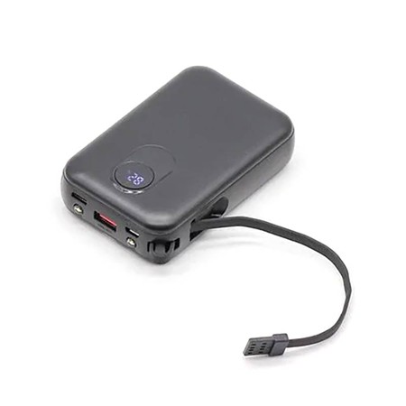 Batterie Externe Januel 10 000 Mah Avec Cable 3 Sorties