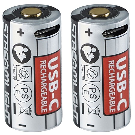 Batterier Streamlight Sl-B9 Usb-C - Pakke Med 2