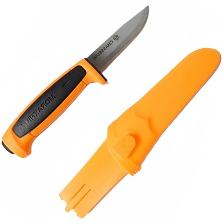 BEGRÆNSET SERIE - KNIV MORAKNIV CHASSEUR.COM UDGAVE 2025 - MODEL BASIC 546 - ORANGE/SORT